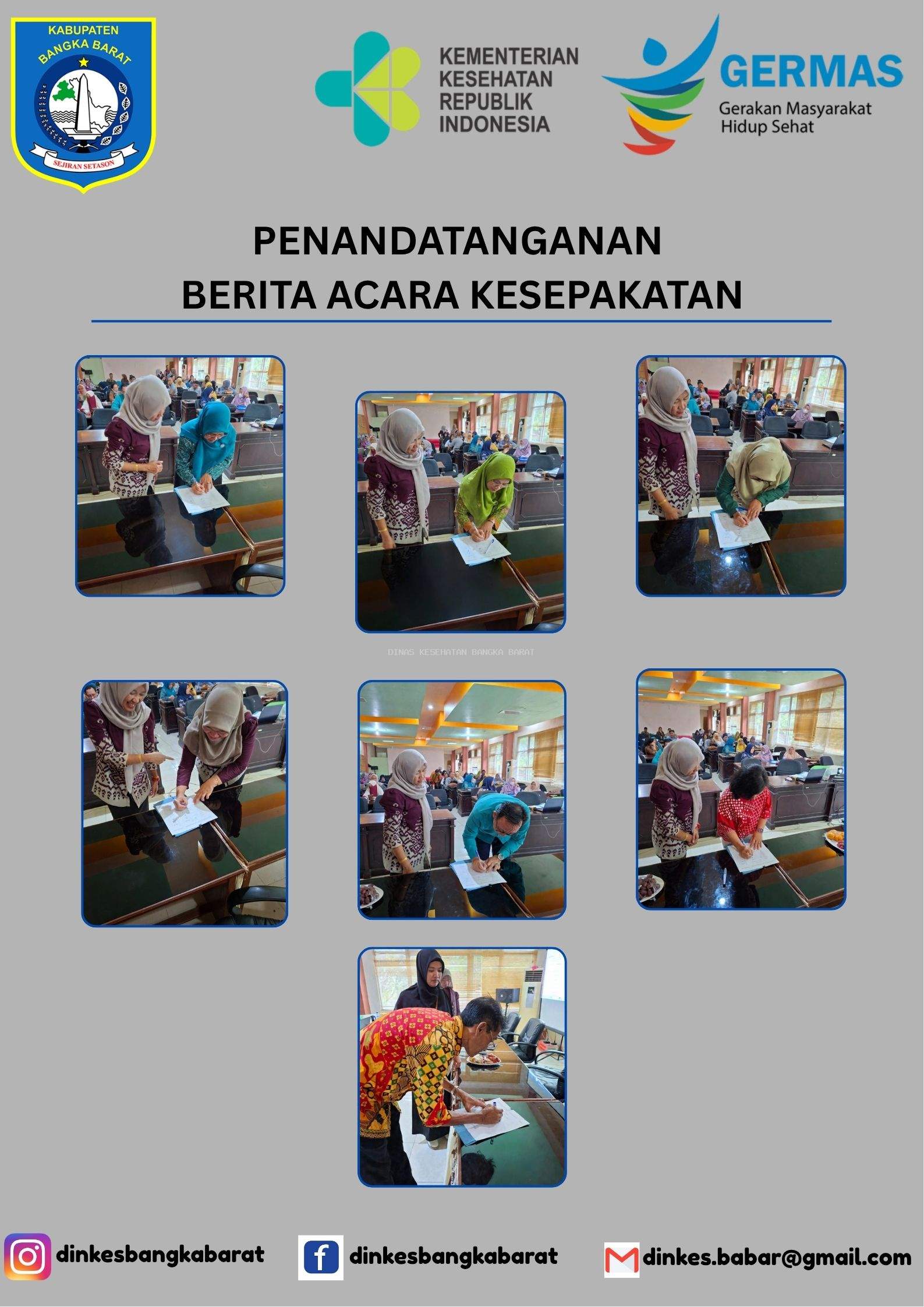 PENANDATANGANAN BERITA ACARA KESEPAKATAN 